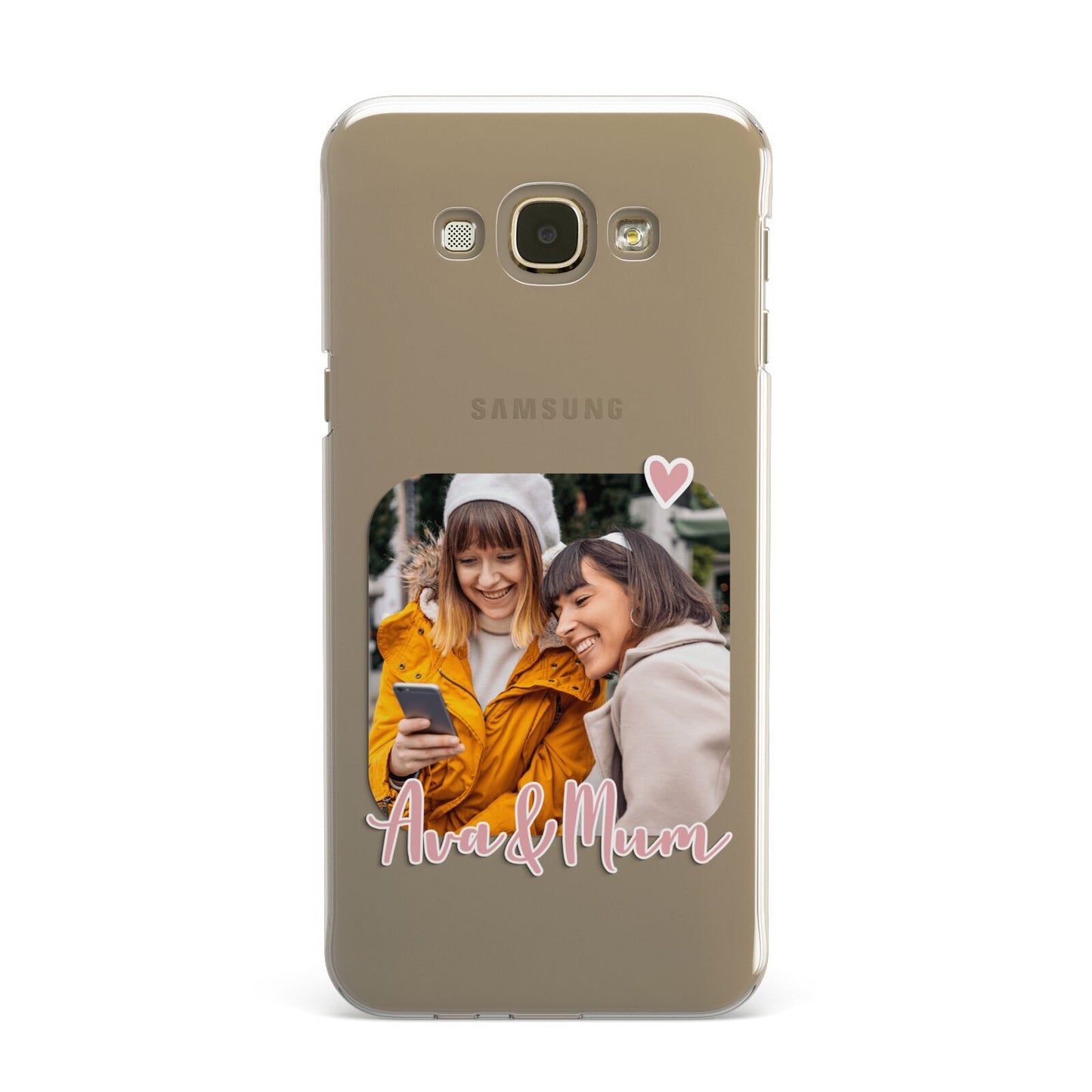 Mummy and Me Custom Photo Samsung Galaxy A8 Case