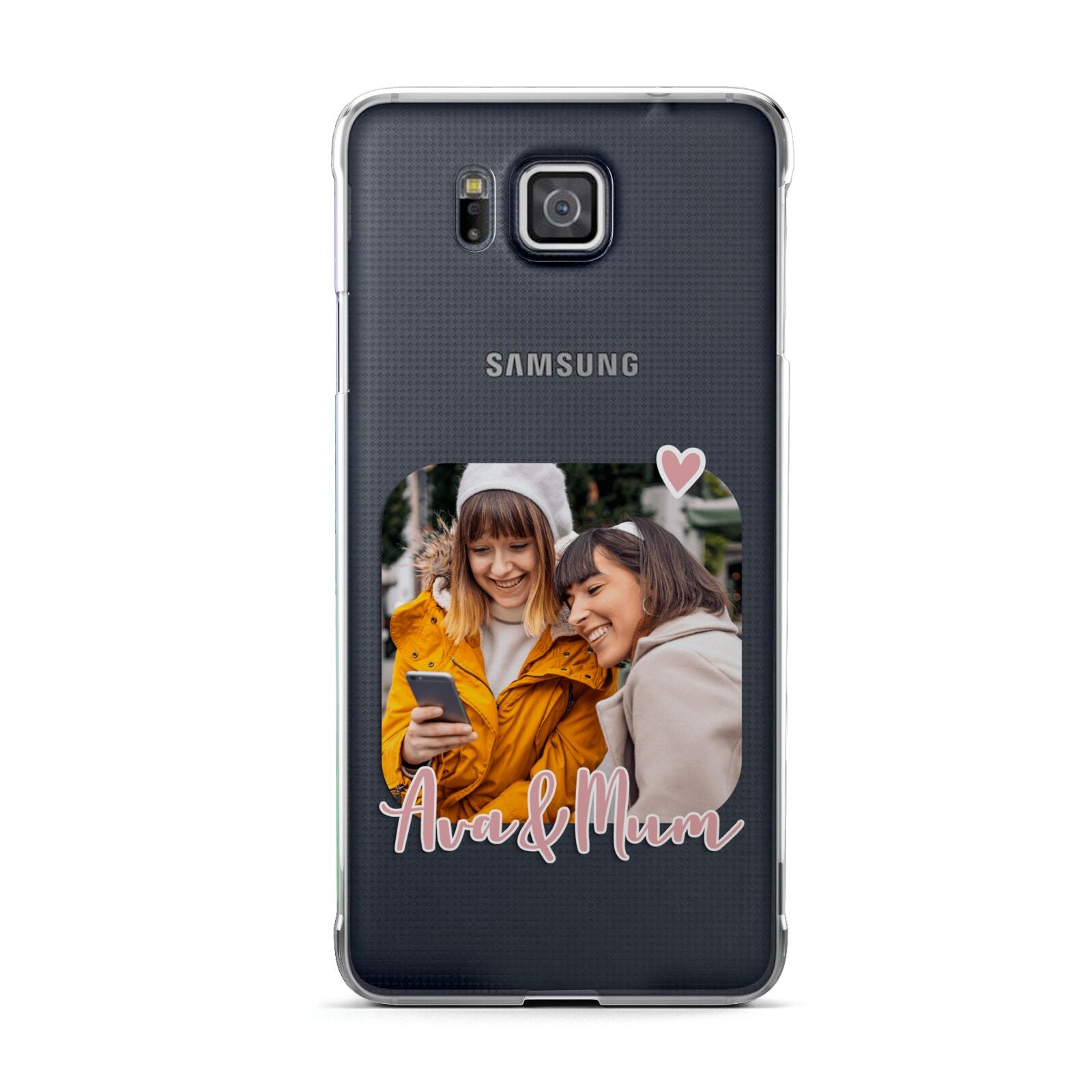 Mummy and Me Custom Photo Samsung Galaxy Alpha Case