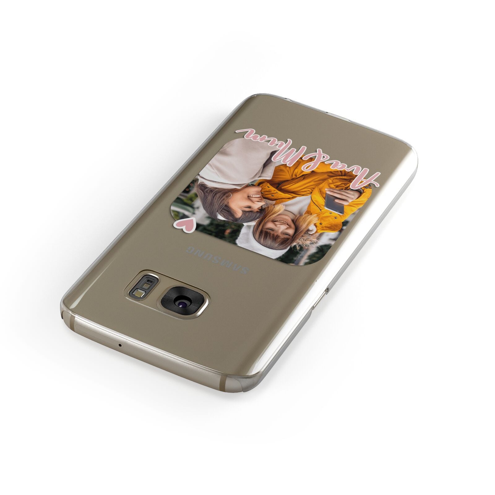 Mummy and Me Custom Photo Samsung Galaxy Case Front Close Up