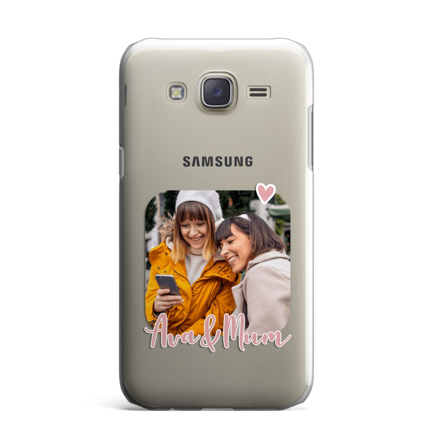 Mummy and Me Custom Photo Samsung Galaxy J7 Case