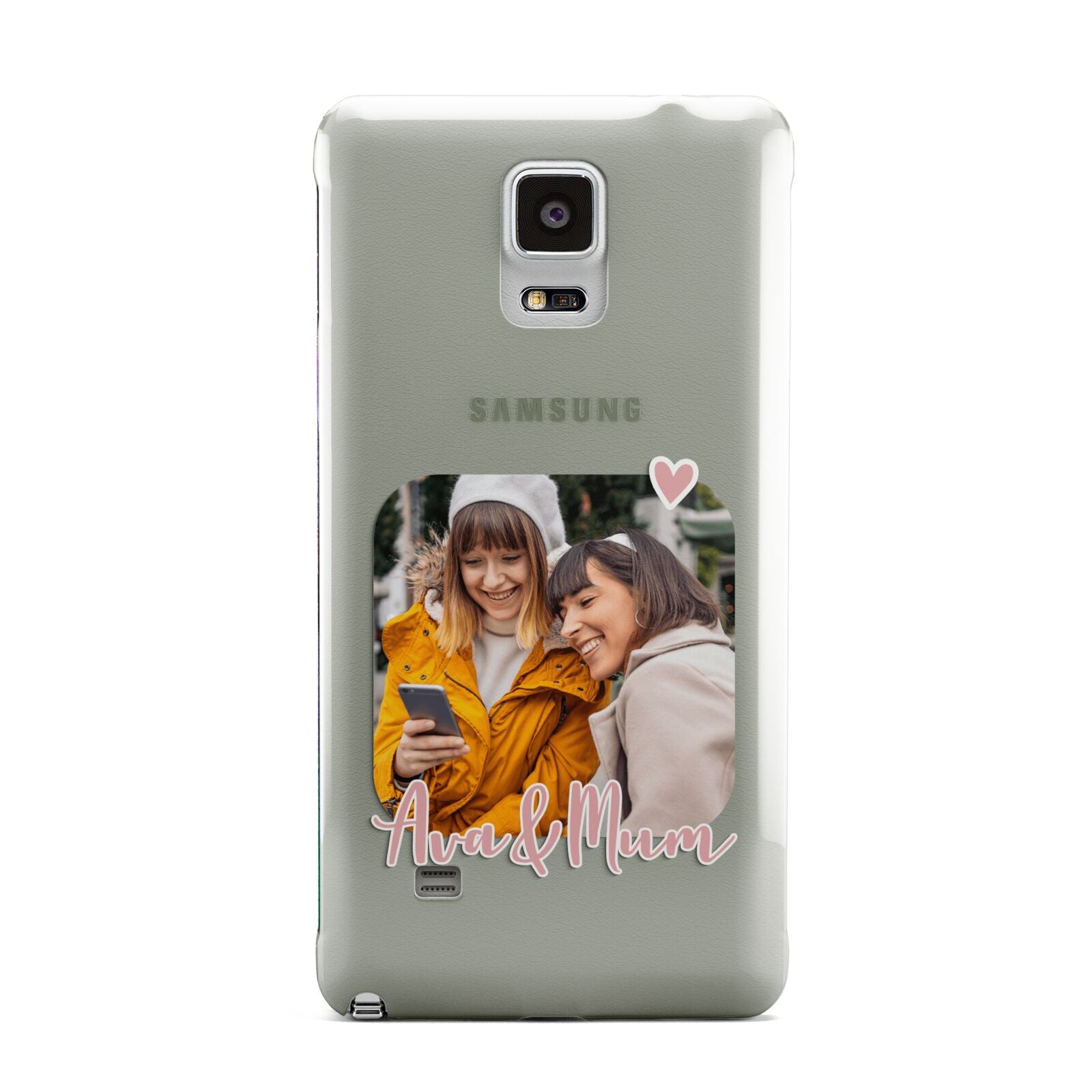 Mummy and Me Custom Photo Samsung Galaxy Note 4 Case