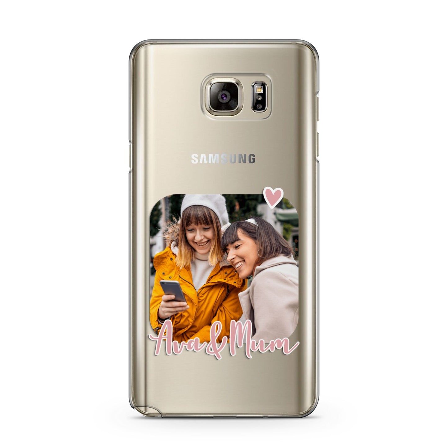 Mummy and Me Custom Photo Samsung Galaxy Note 5 Case