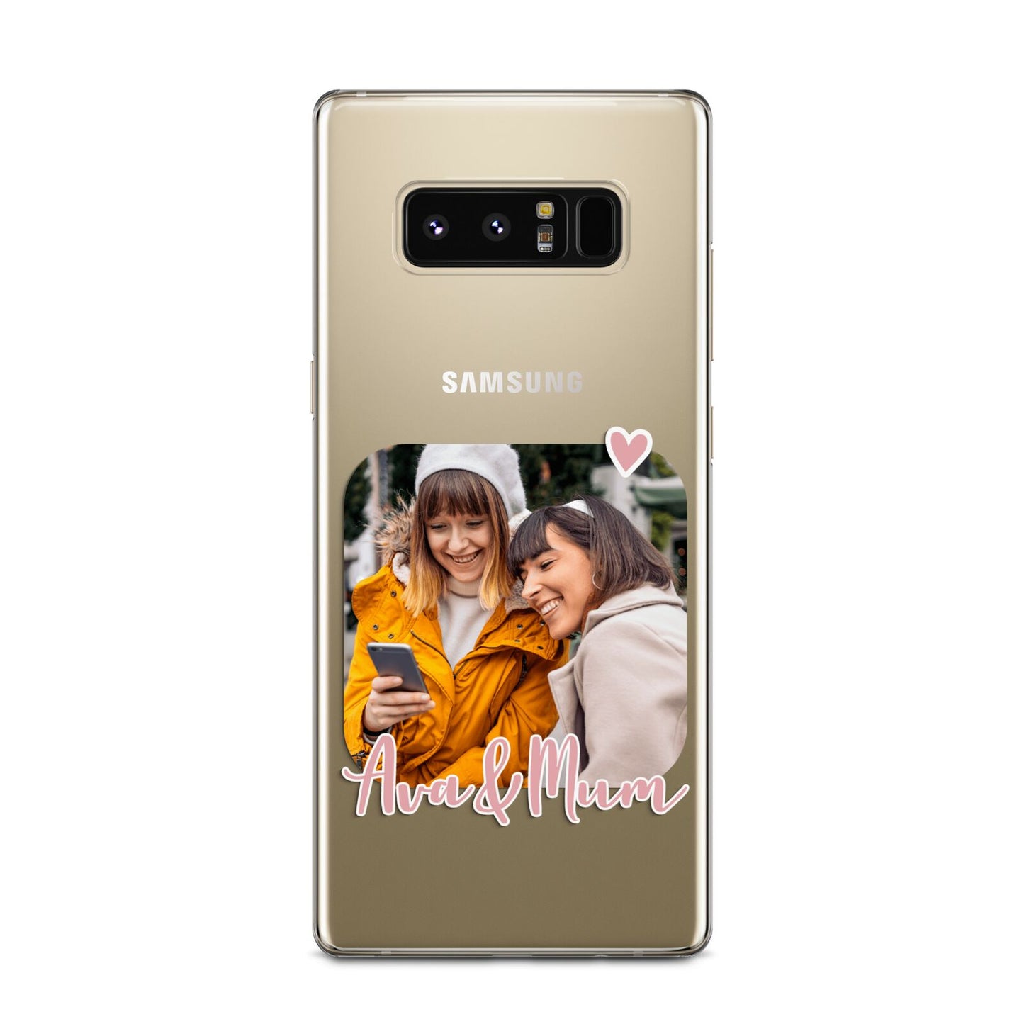 Mummy and Me Custom Photo Samsung Galaxy Note 8 Case