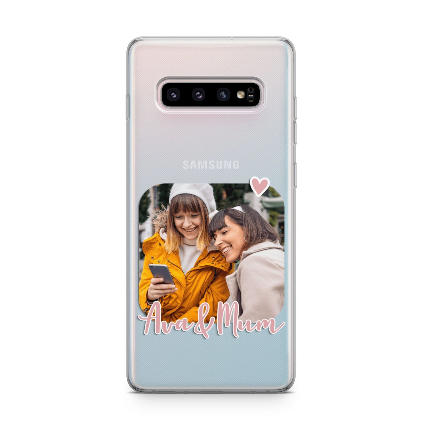 Mummy and Me Custom Photo Samsung Galaxy S10 Plus Case