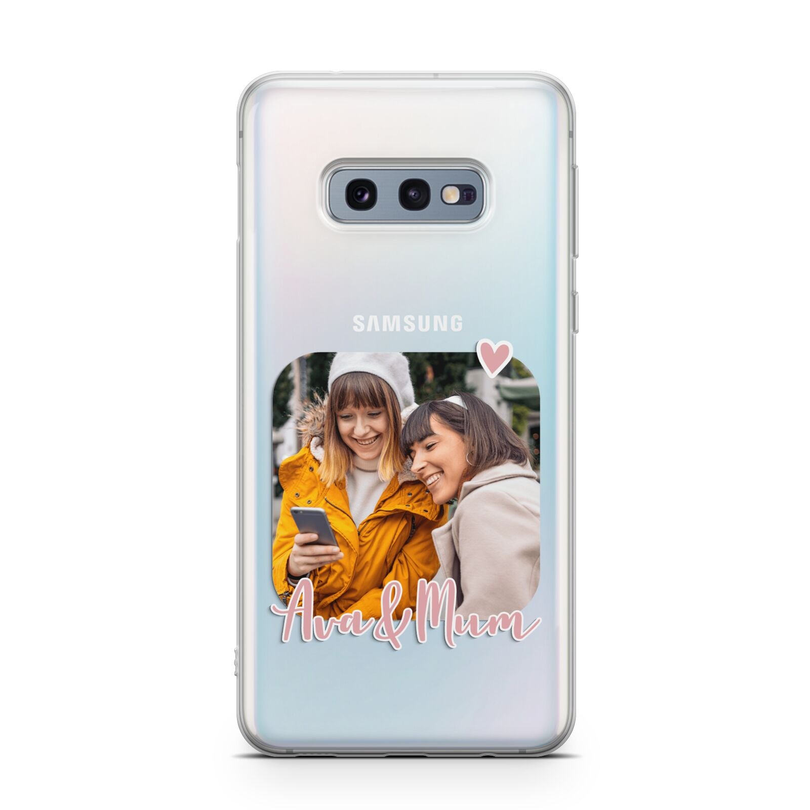 Mummy and Me Custom Photo Samsung Galaxy S10E Case