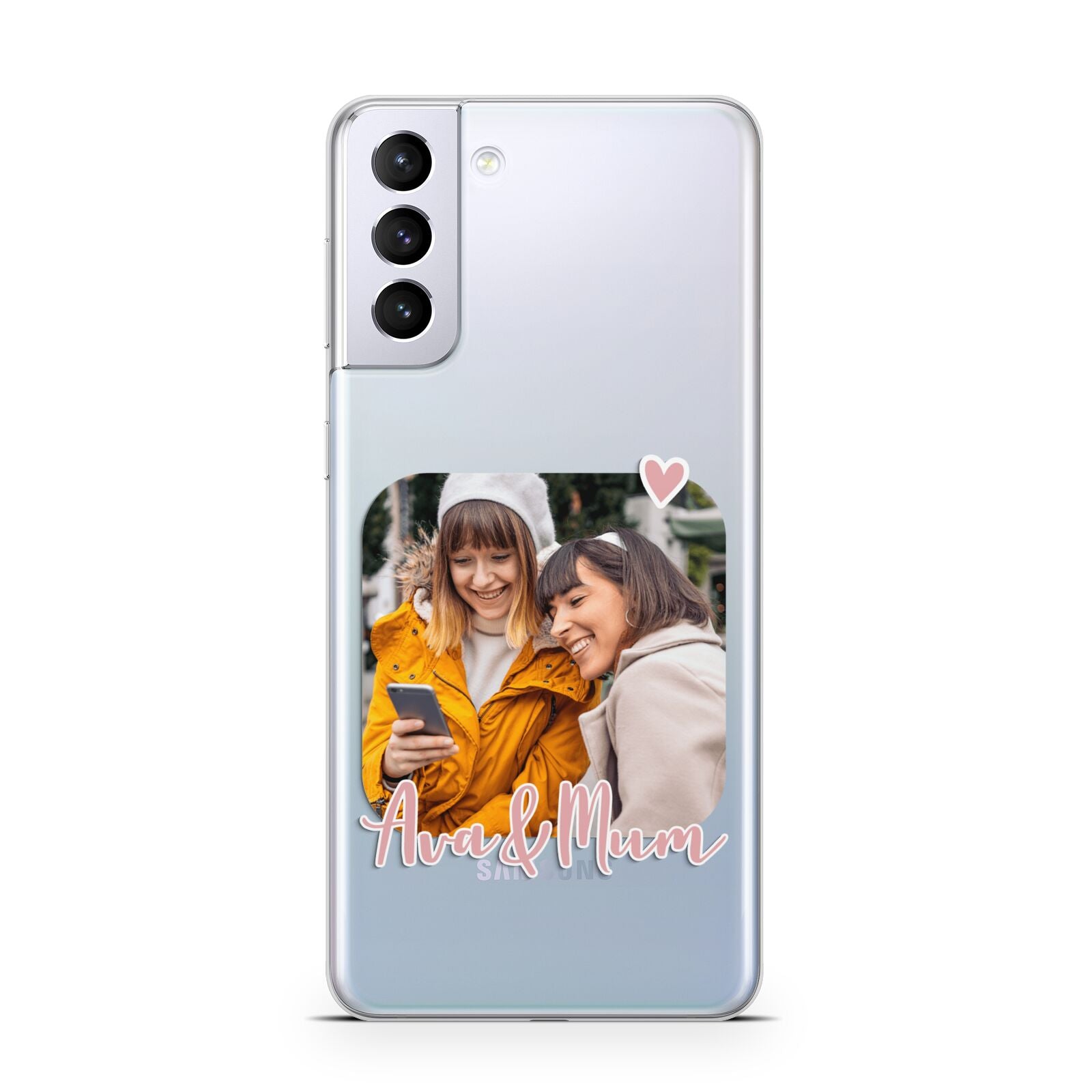 Mummy and Me Custom Photo Samsung S21 Plus Case