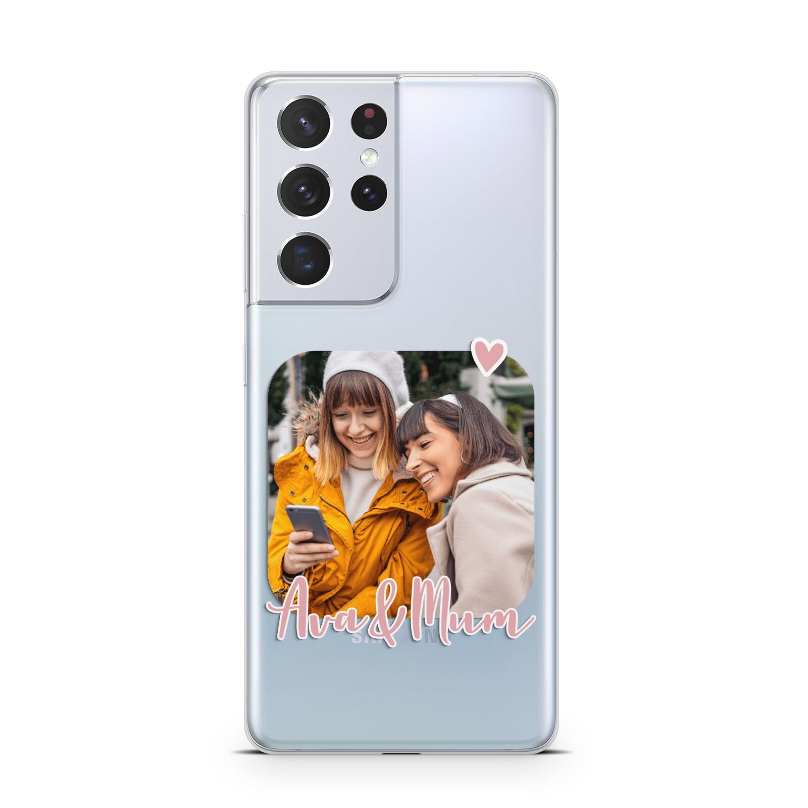 Mummy and Me Custom Photo Samsung S21 Ultra Case