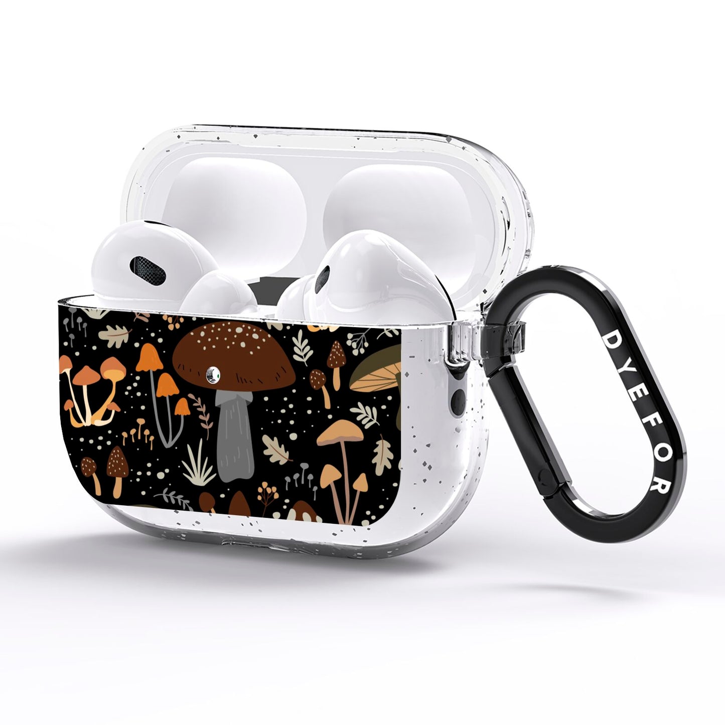 Mushroom AirPods Pro Glitter Case Side Image