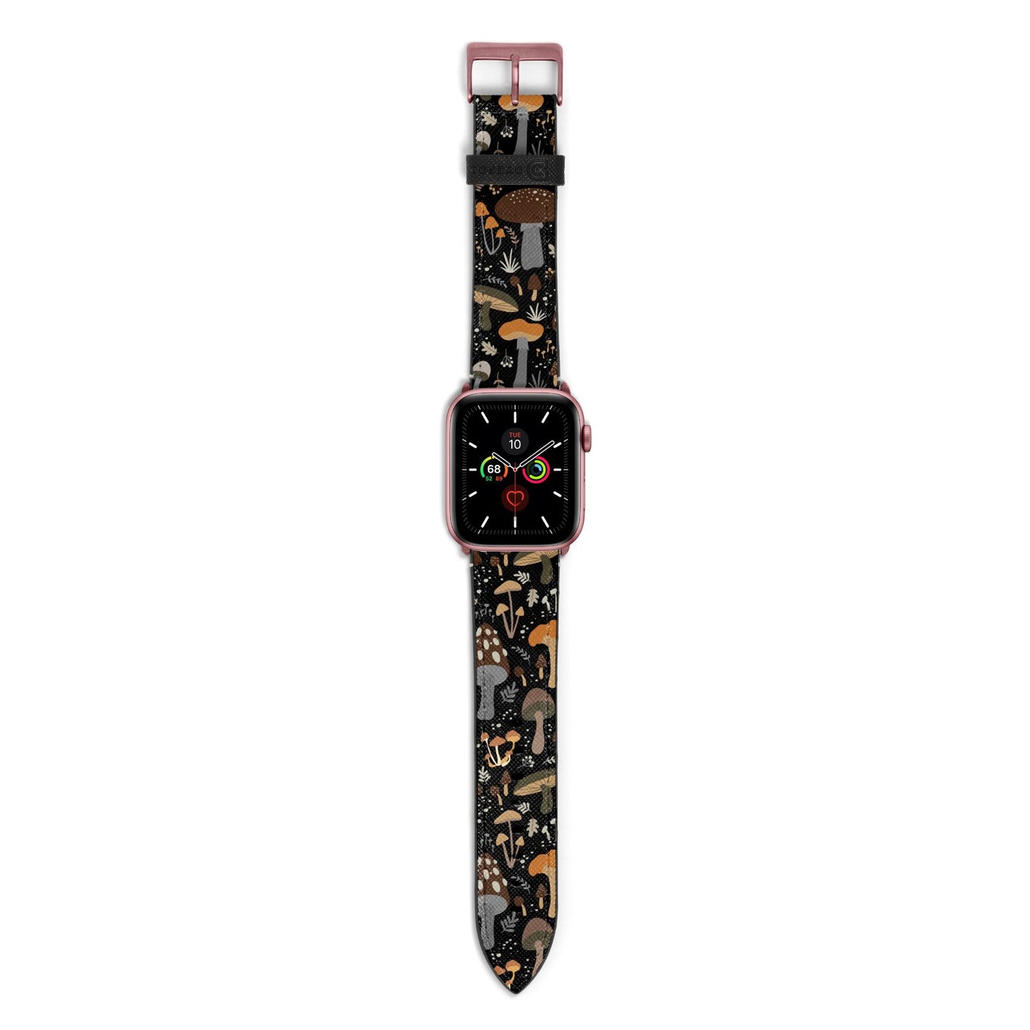 Mushroom Apple Watch Strap with Rose Gold Hardware