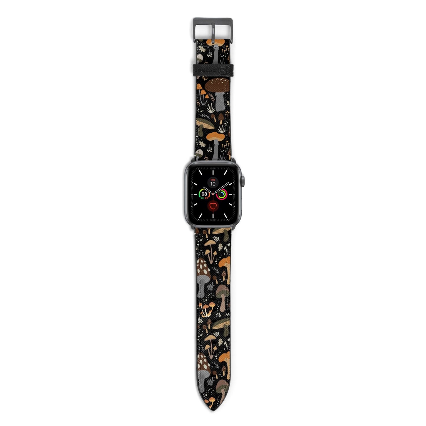 Mushroom Apple Watch Strap with Space Grey Hardware