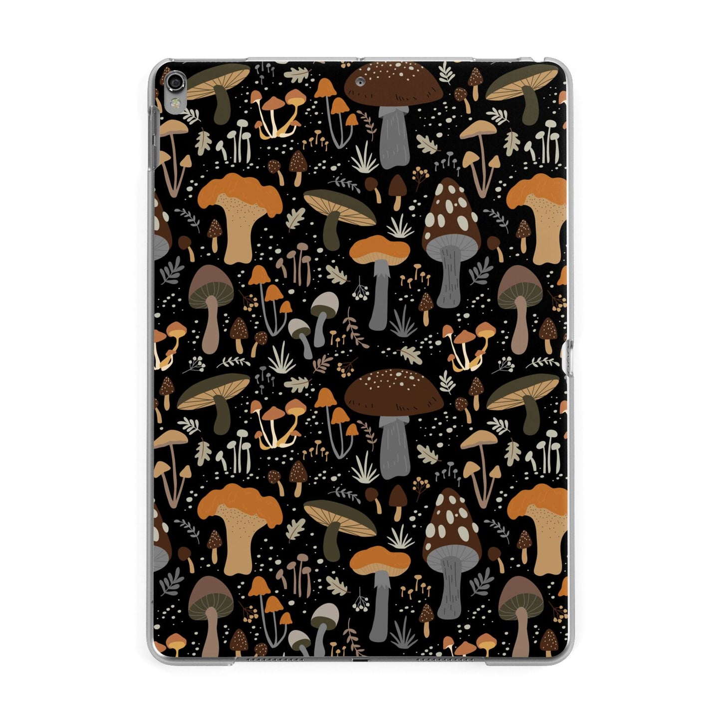 Mushroom Apple iPad Grey Case