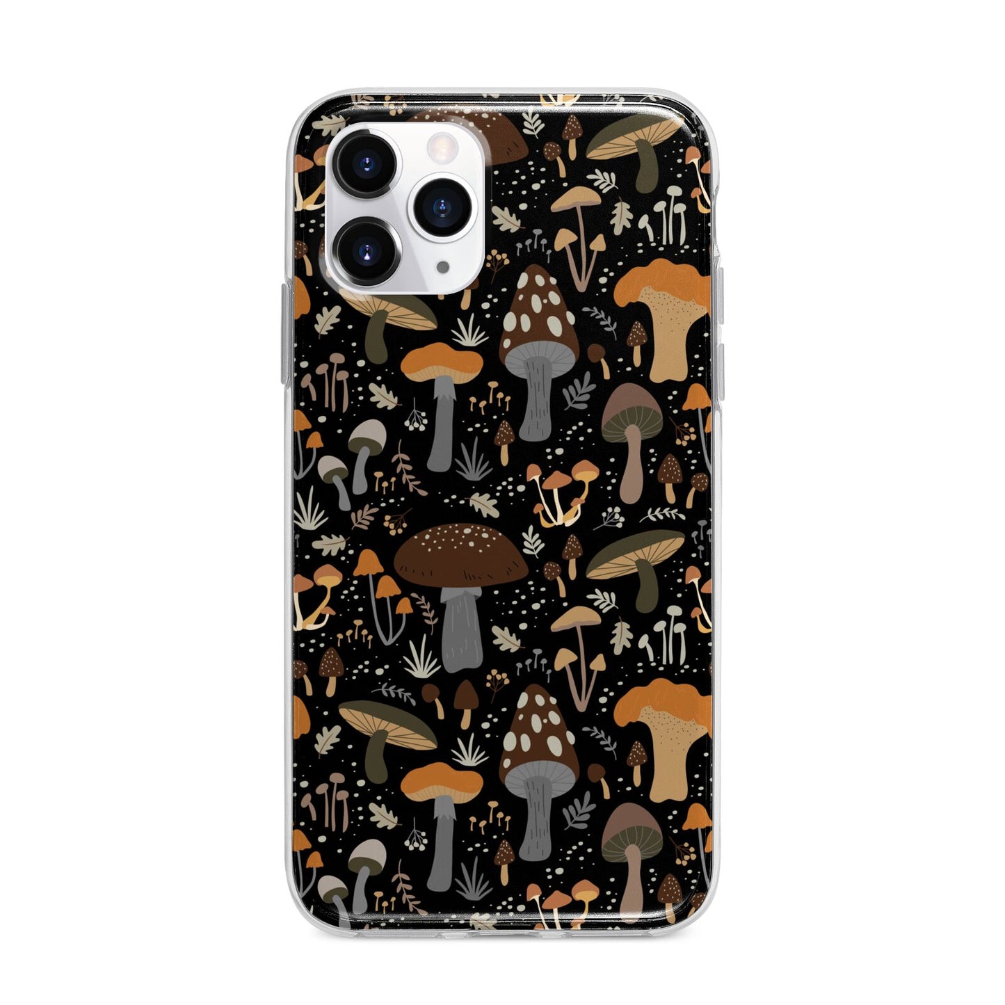 Mushroom Apple iPhone 11 Pro in Silver with Bumper Case