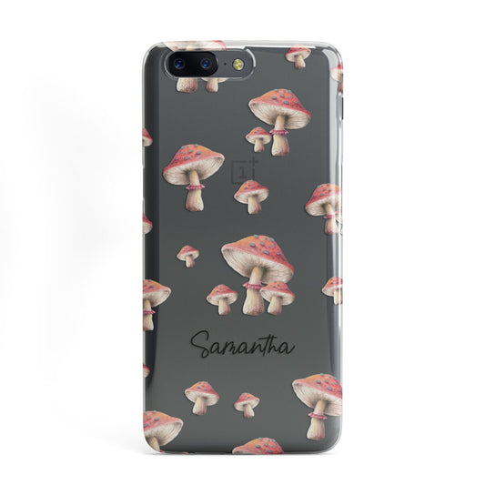 Mushroom Illustrations with Name OnePlus Case