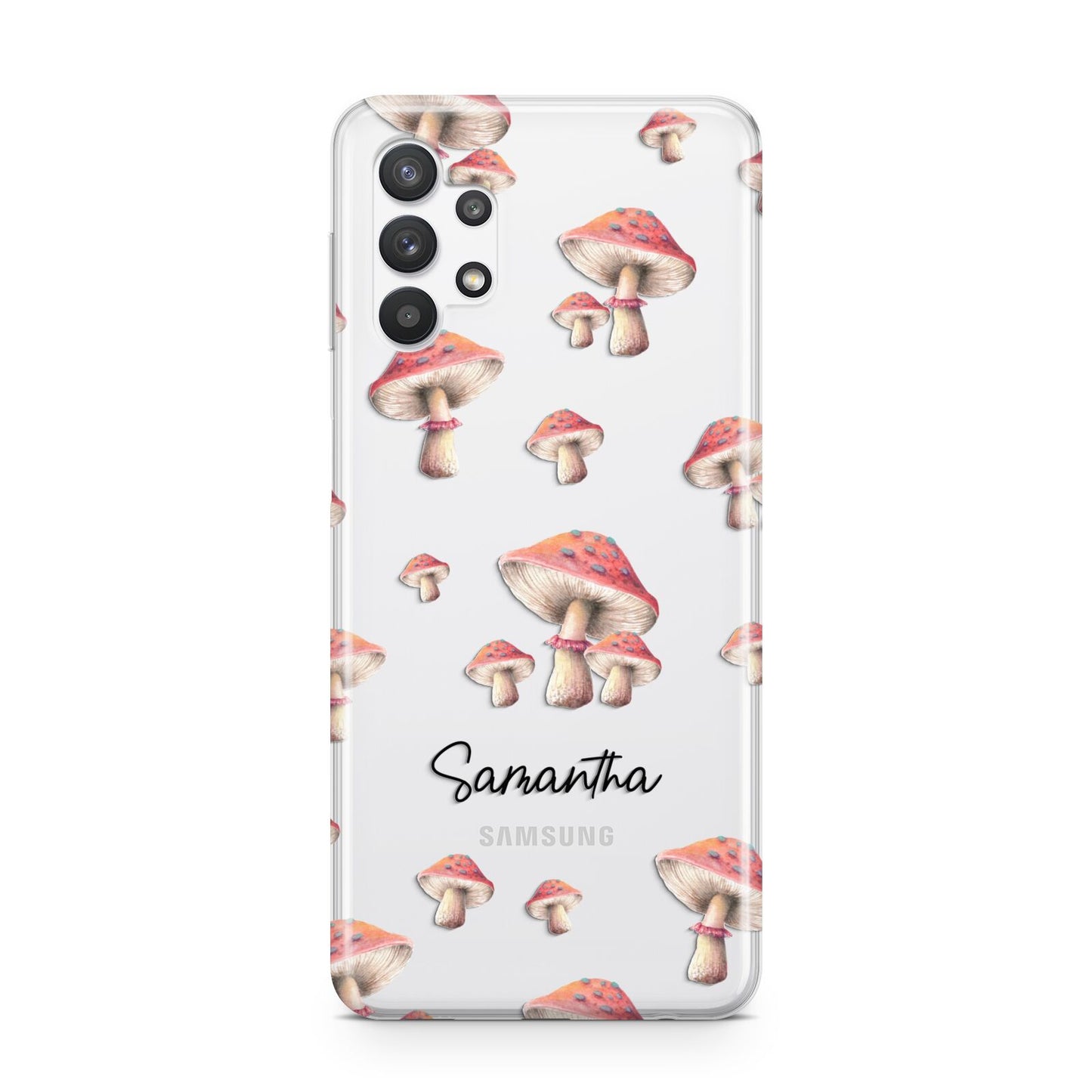 Mushroom Illustrations with Name Samsung A32 5G Case