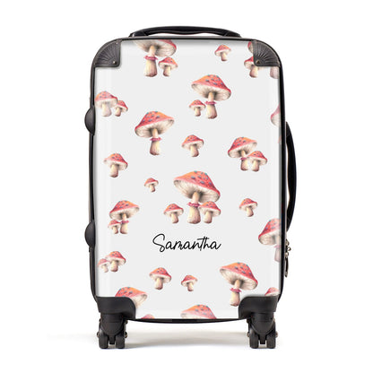 Mushroom Illustrations with Name Suitcase