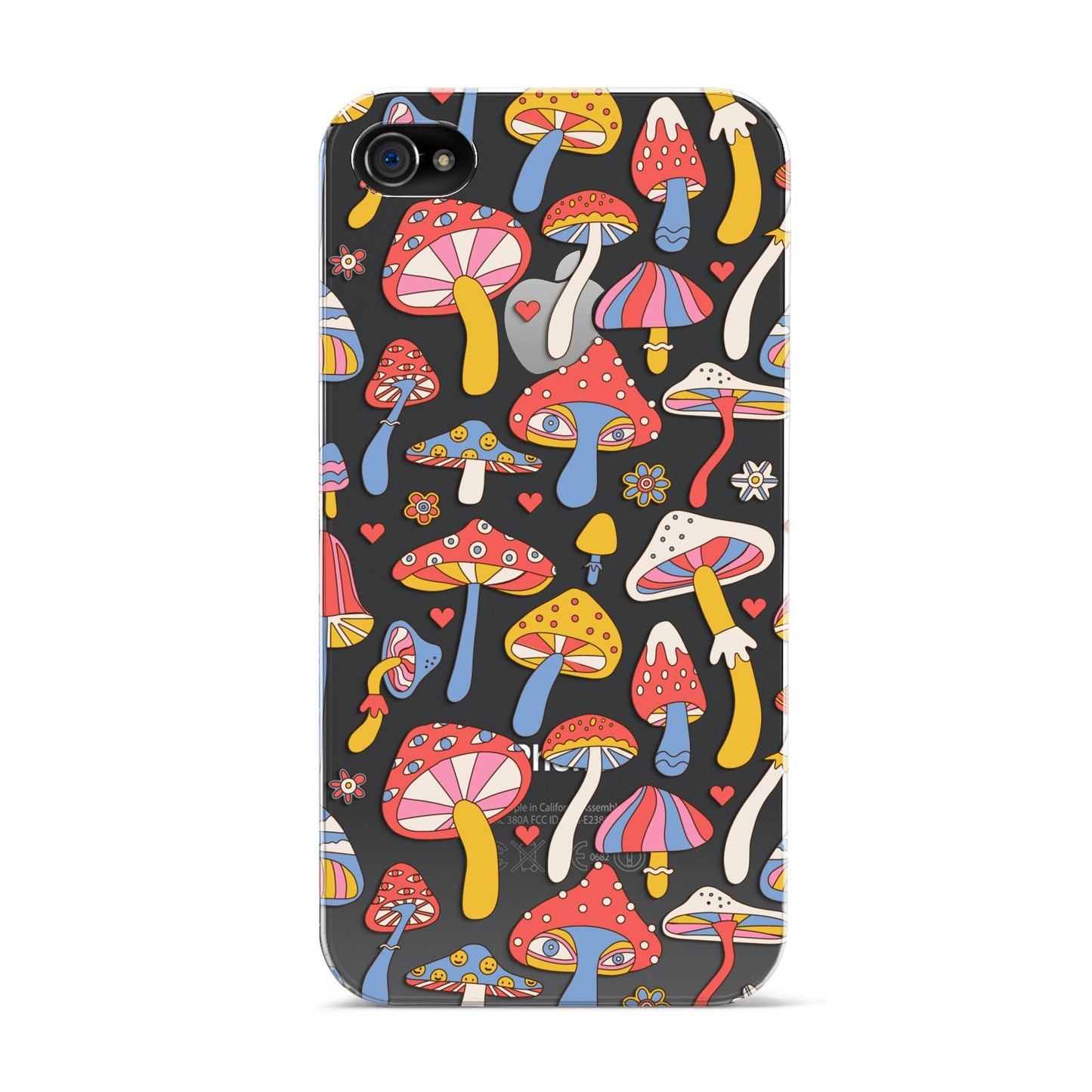 Mushroom Pattern Apple iPhone 4s Case