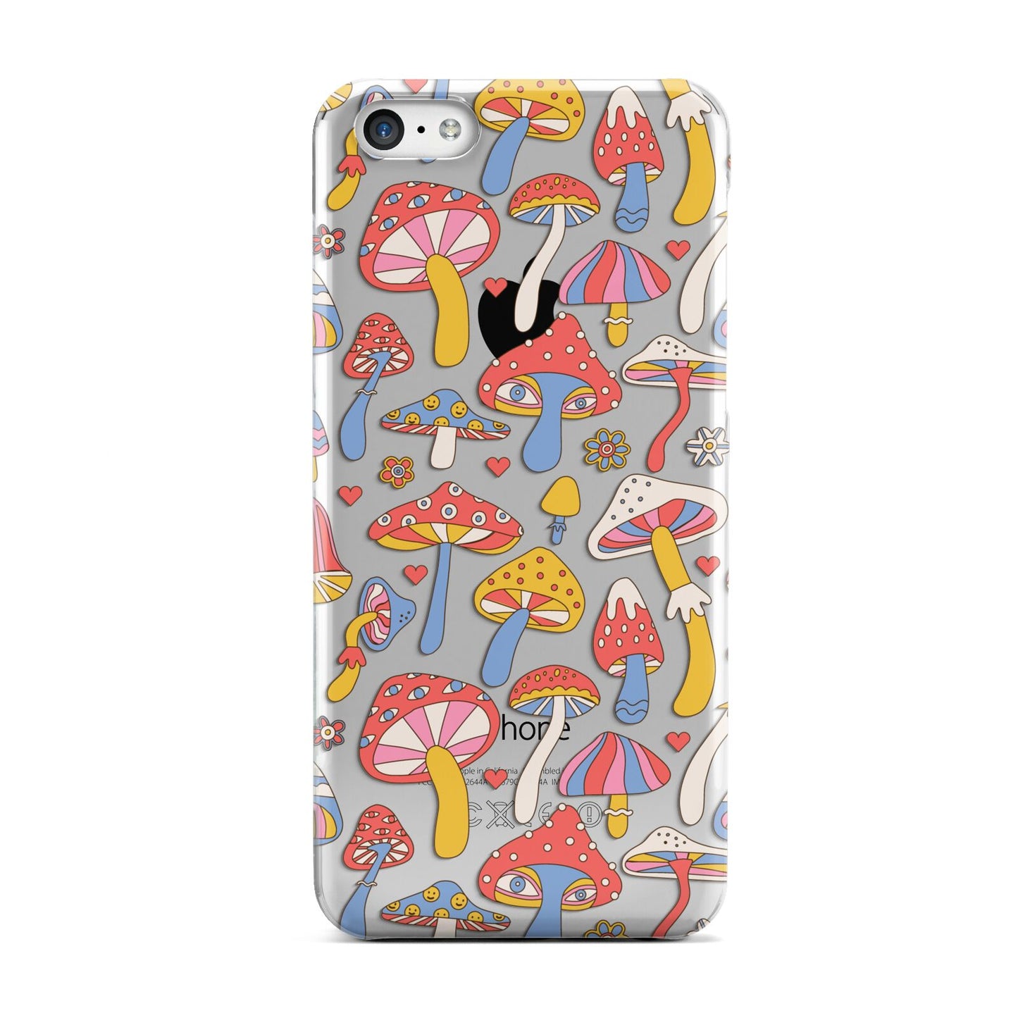 Mushroom Pattern Apple iPhone 5c Case