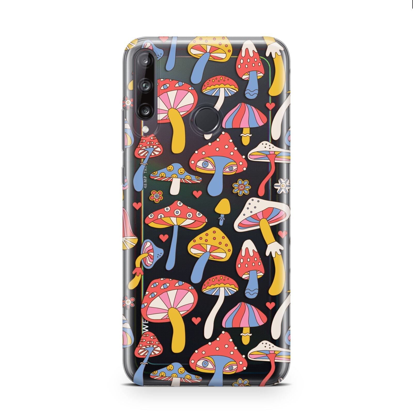 Mushroom Pattern Huawei P40 Lite E Phone Case