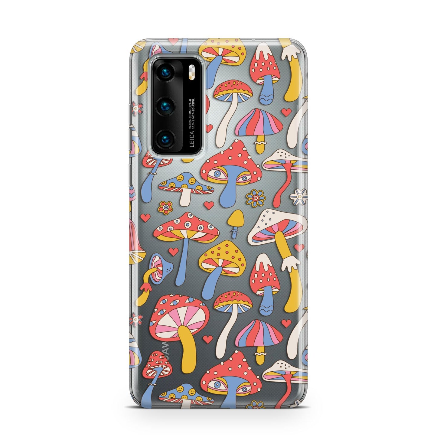 Mushroom Pattern Huawei P40 Phone Case