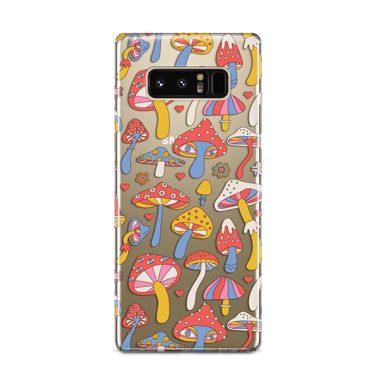 Mushroom Pattern Samsung Galaxy Note 8 Case