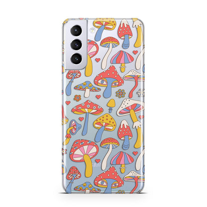 Mushroom Pattern Samsung S21 Plus Case