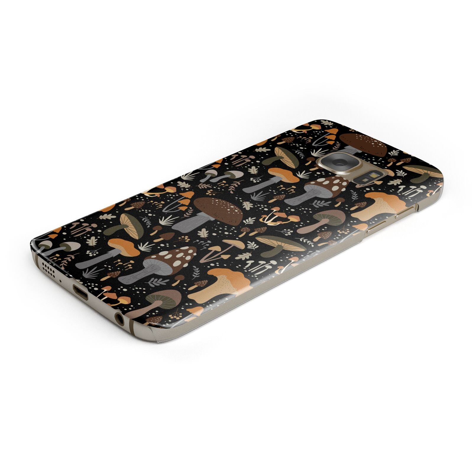 Mushroom Protective Samsung Galaxy Case Angled Image