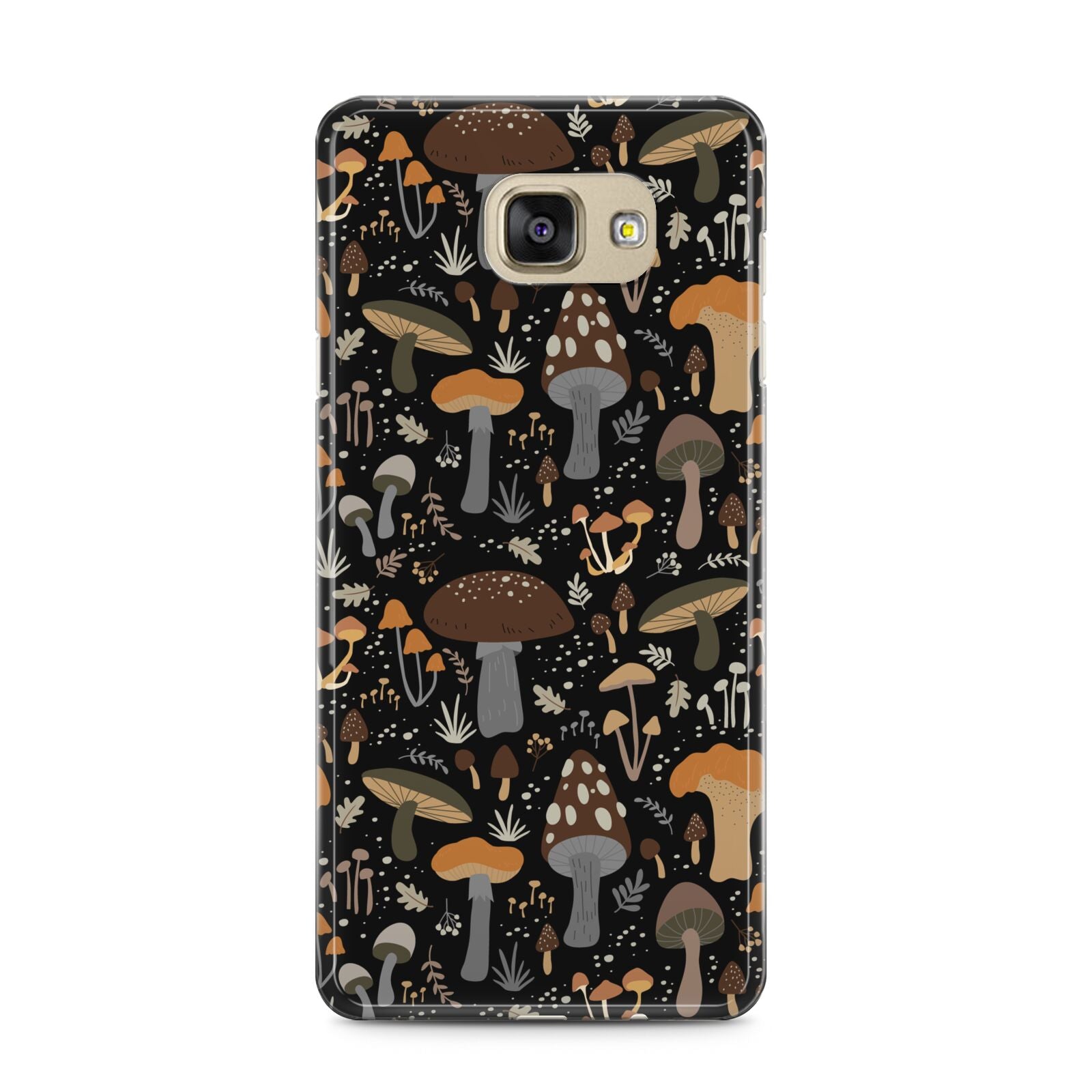 Mushroom Samsung Galaxy A5 2016 Case on gold phone