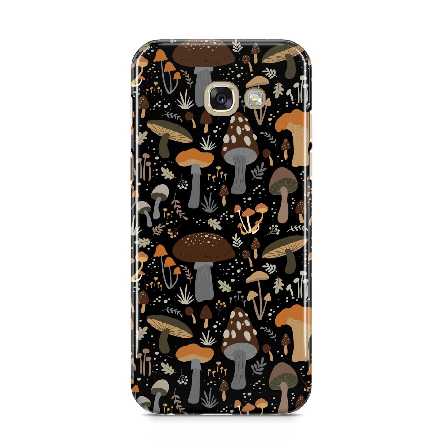 Mushroom Samsung Galaxy A5 2017 Case on gold phone