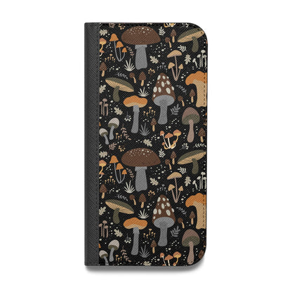 Mushroom Vegan Leather Flip iPhone Case