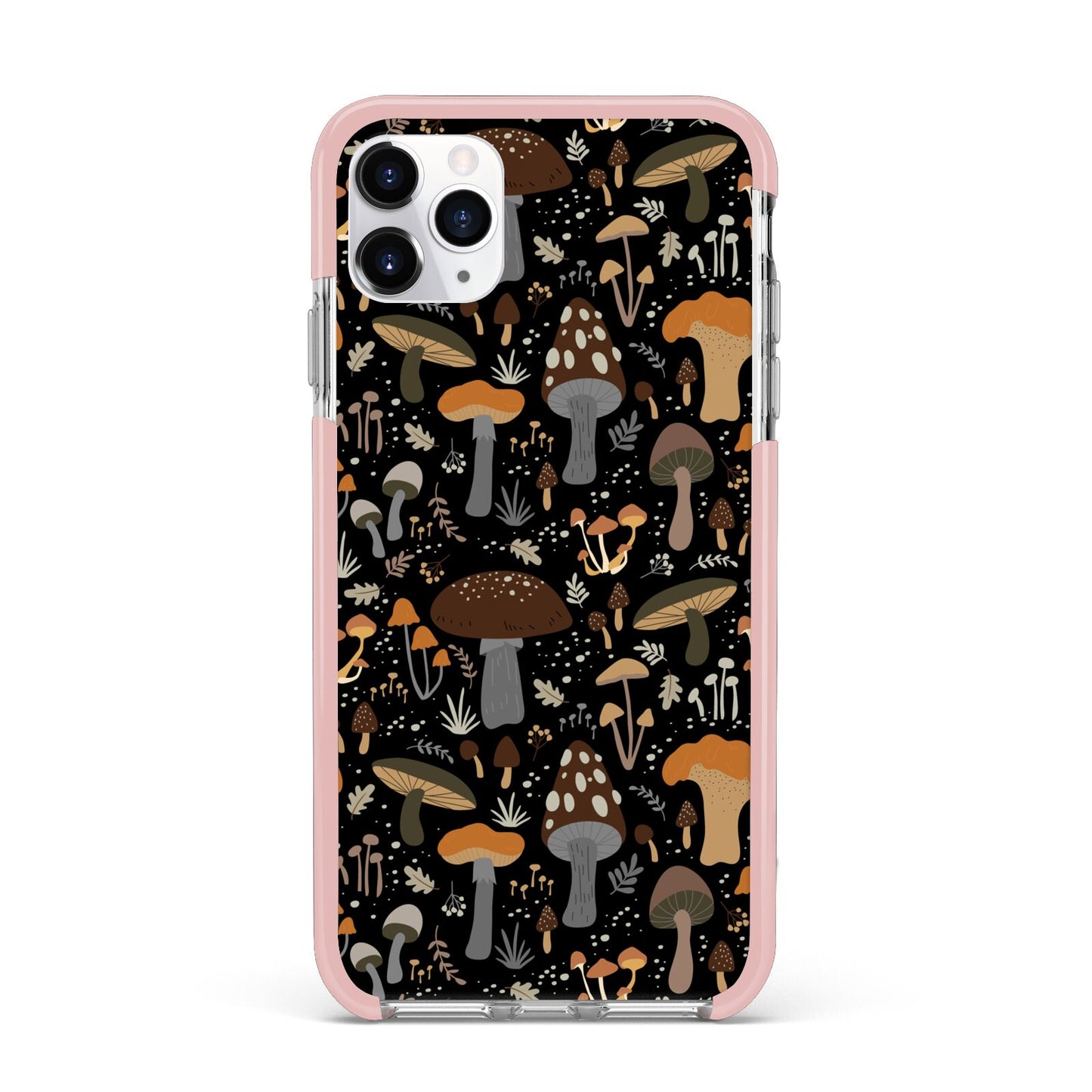 Mushroom iPhone 11 Pro Max Impact Pink Edge Case