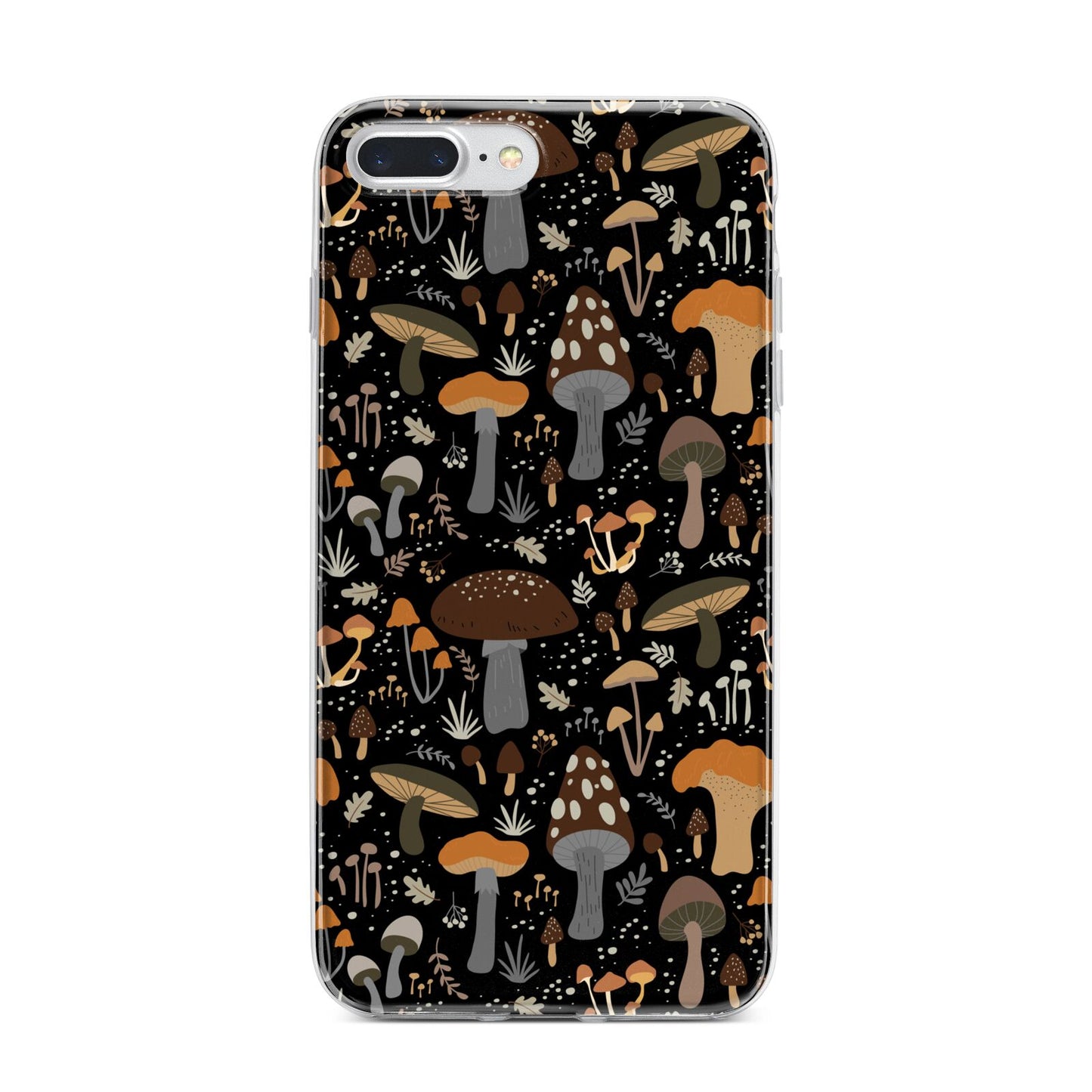 Mushroom iPhone 7 Plus Bumper Case on Silver iPhone