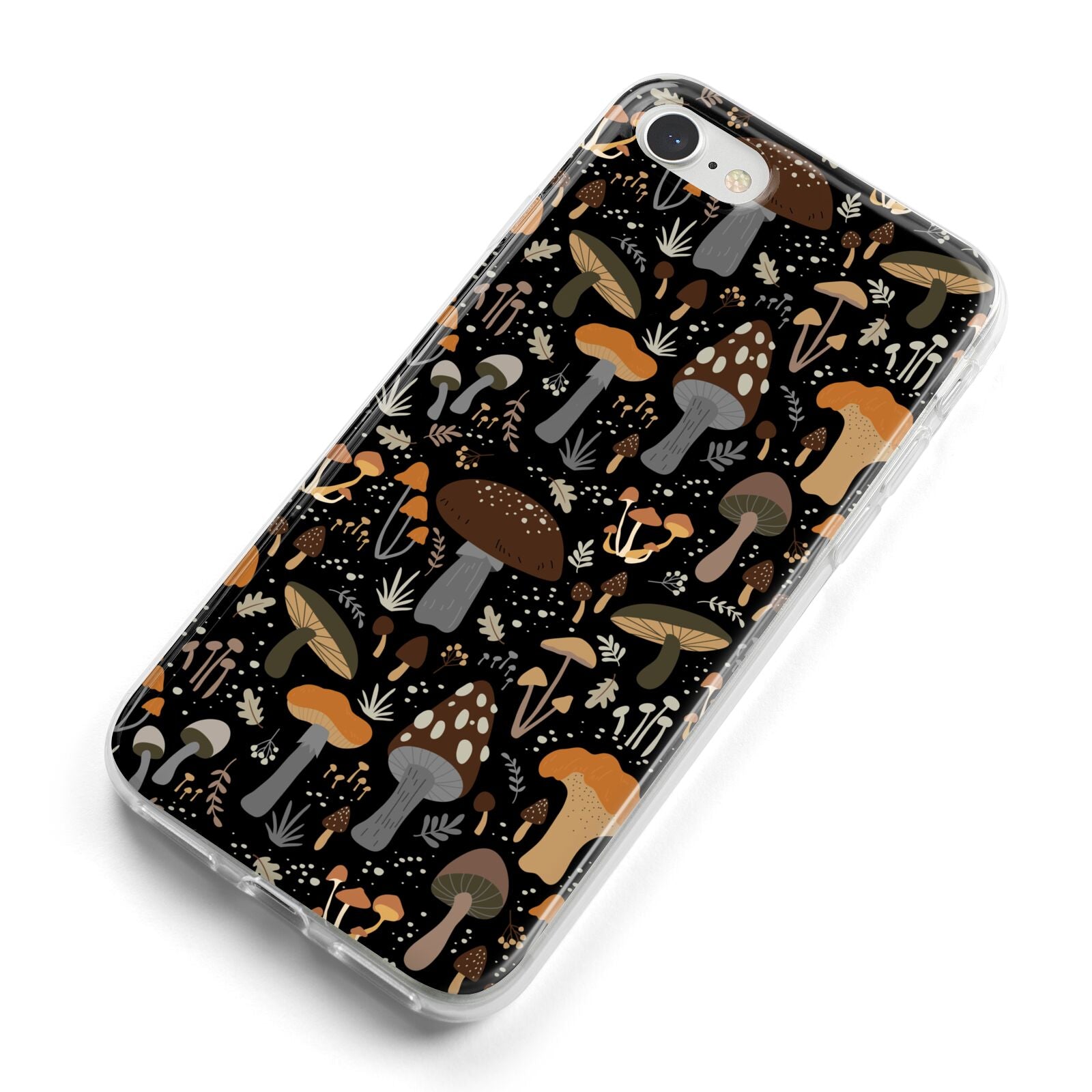 Mushroom iPhone 8 Bumper Case on Silver iPhone Alternative Image