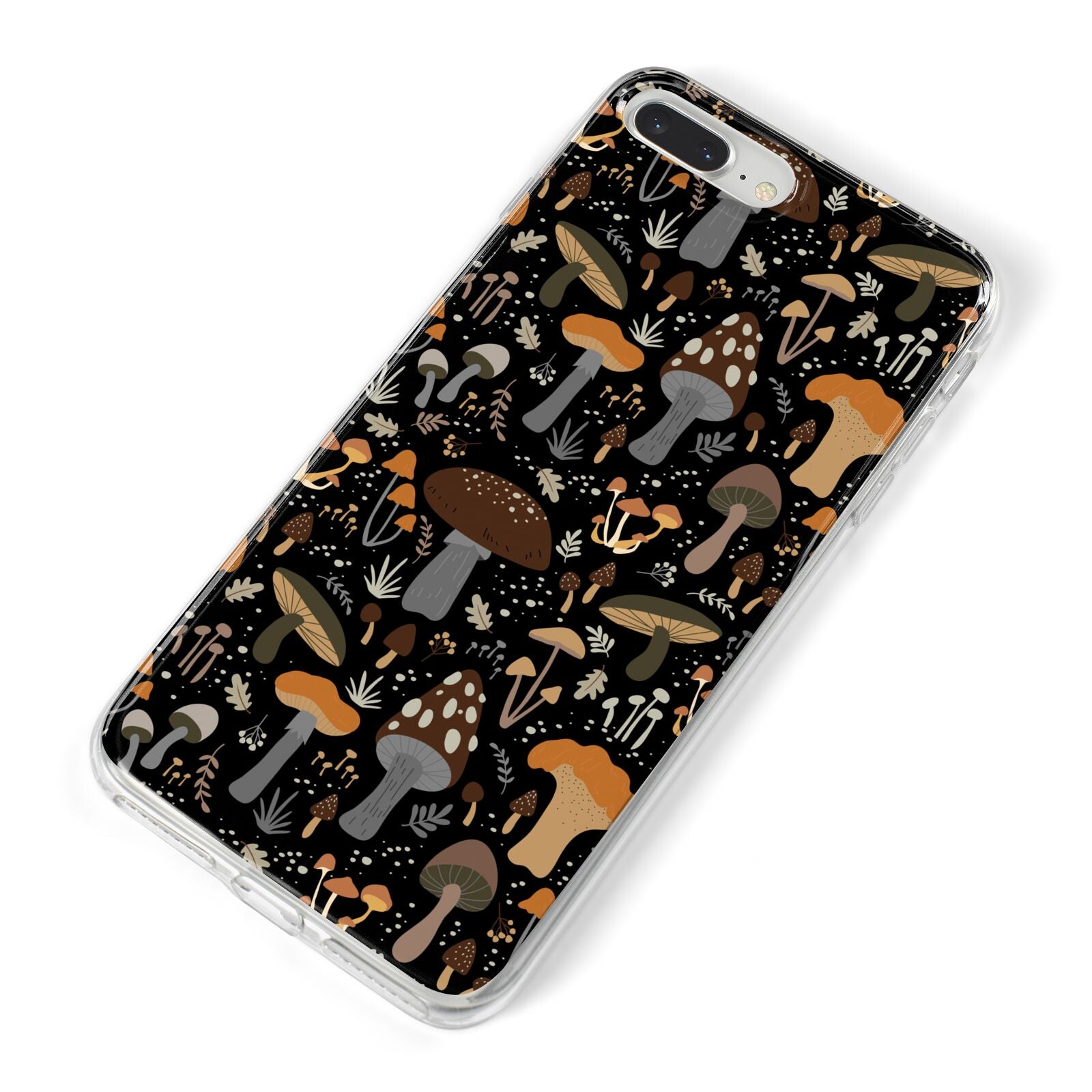 Mushroom iPhone 8 Plus Bumper Case on Silver iPhone Alternative Image