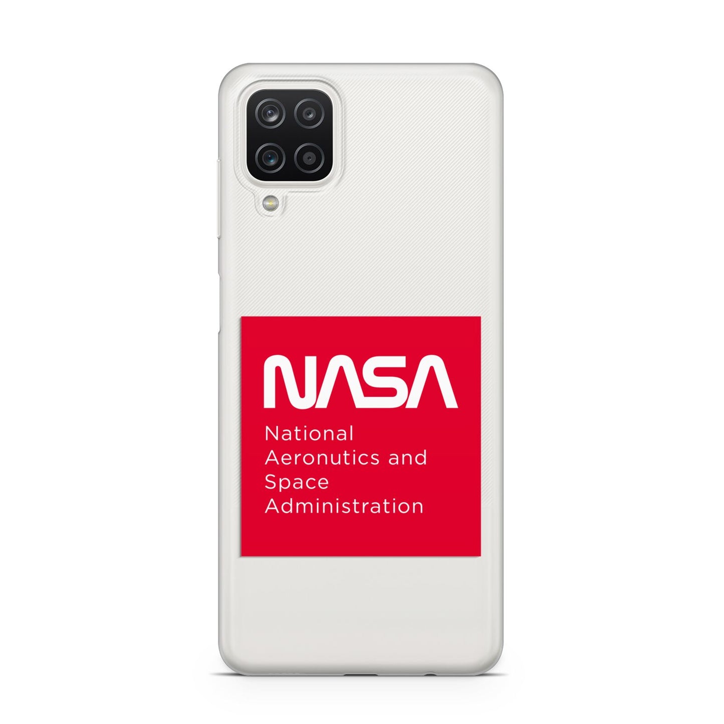 NASA The Worm Box Samsung A12 Case