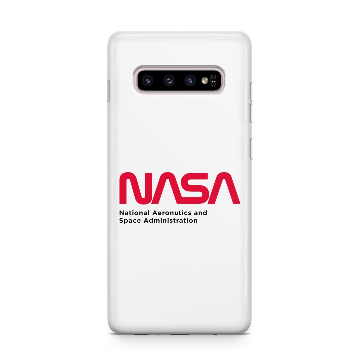 NASA The Worm Logo Samsung Galaxy S10 Plus Case