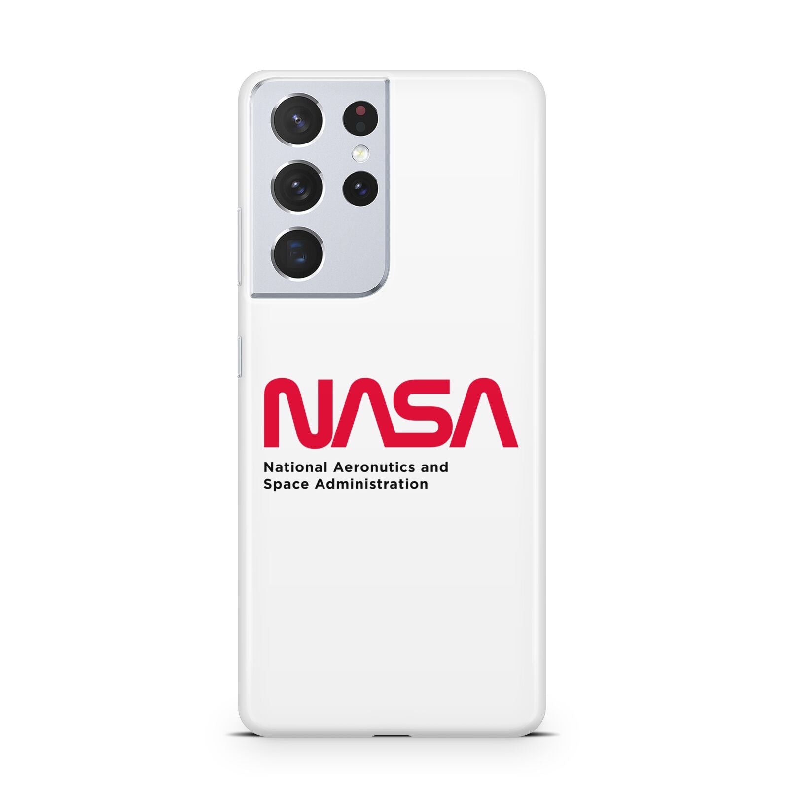 NASA The Worm Logo Samsung S21 Ultra Case