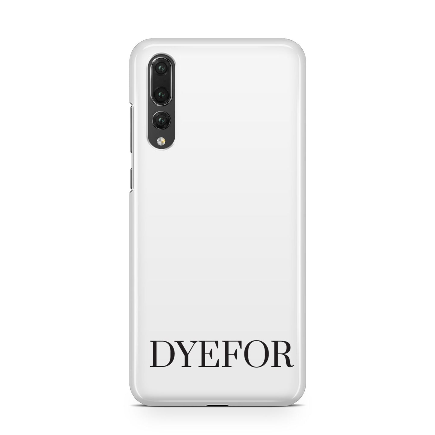 Name Personalised White Huawei P20 Pro Phone Case