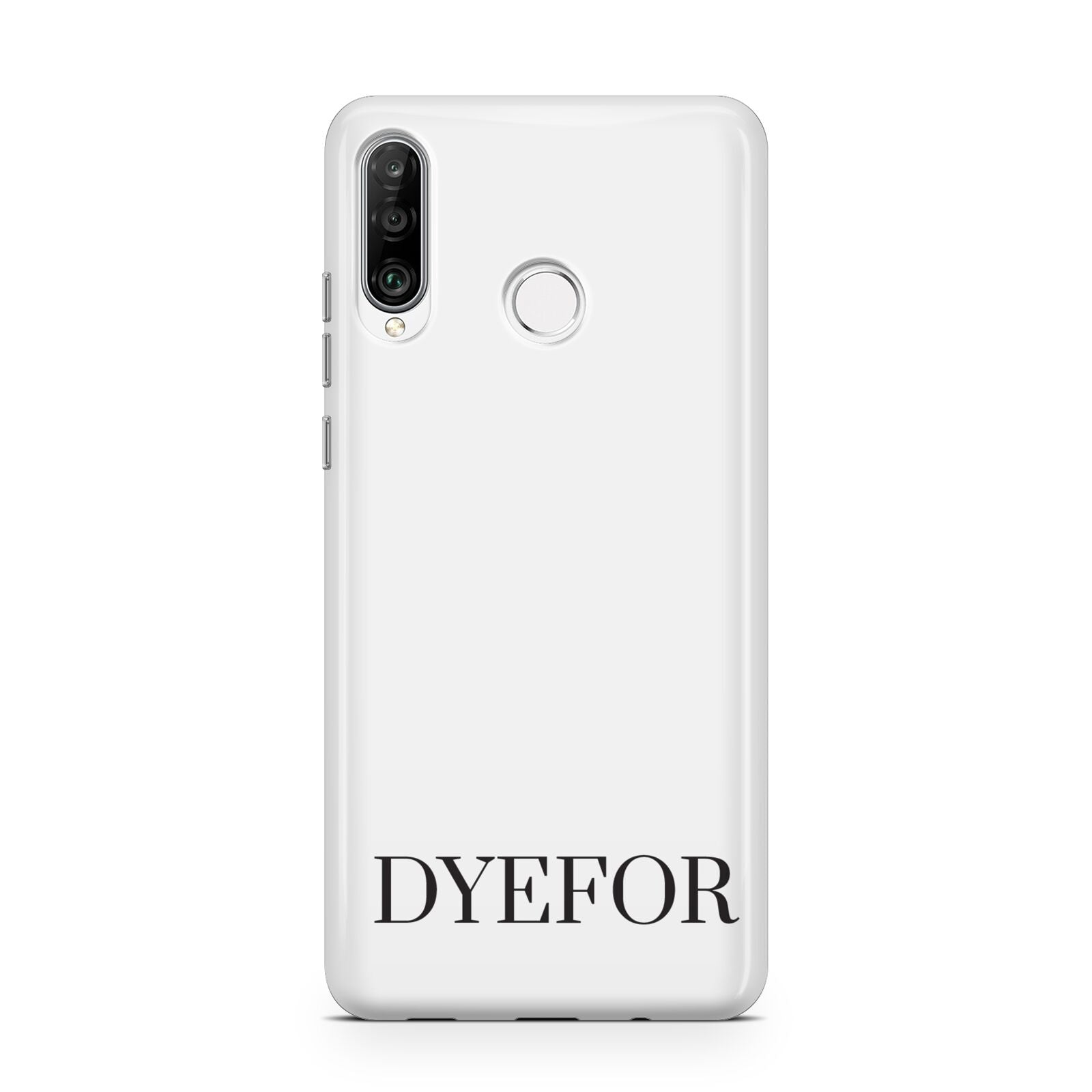 Name Personalised White Huawei P30 Lite Phone Case