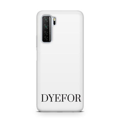 Name Personalised White Huawei P40 Lite 5G Phone Case