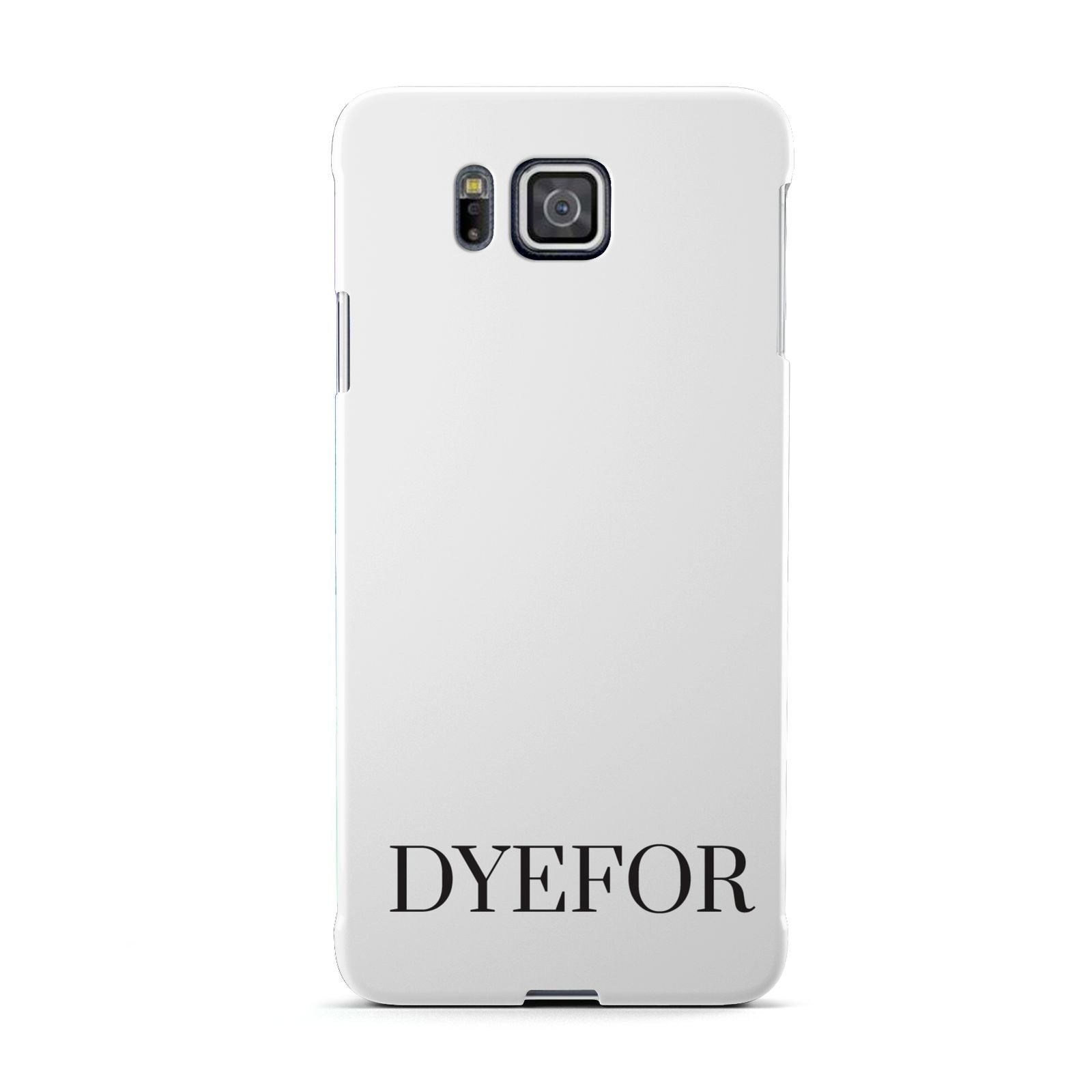 Name Personalised White Samsung Galaxy Alpha Case