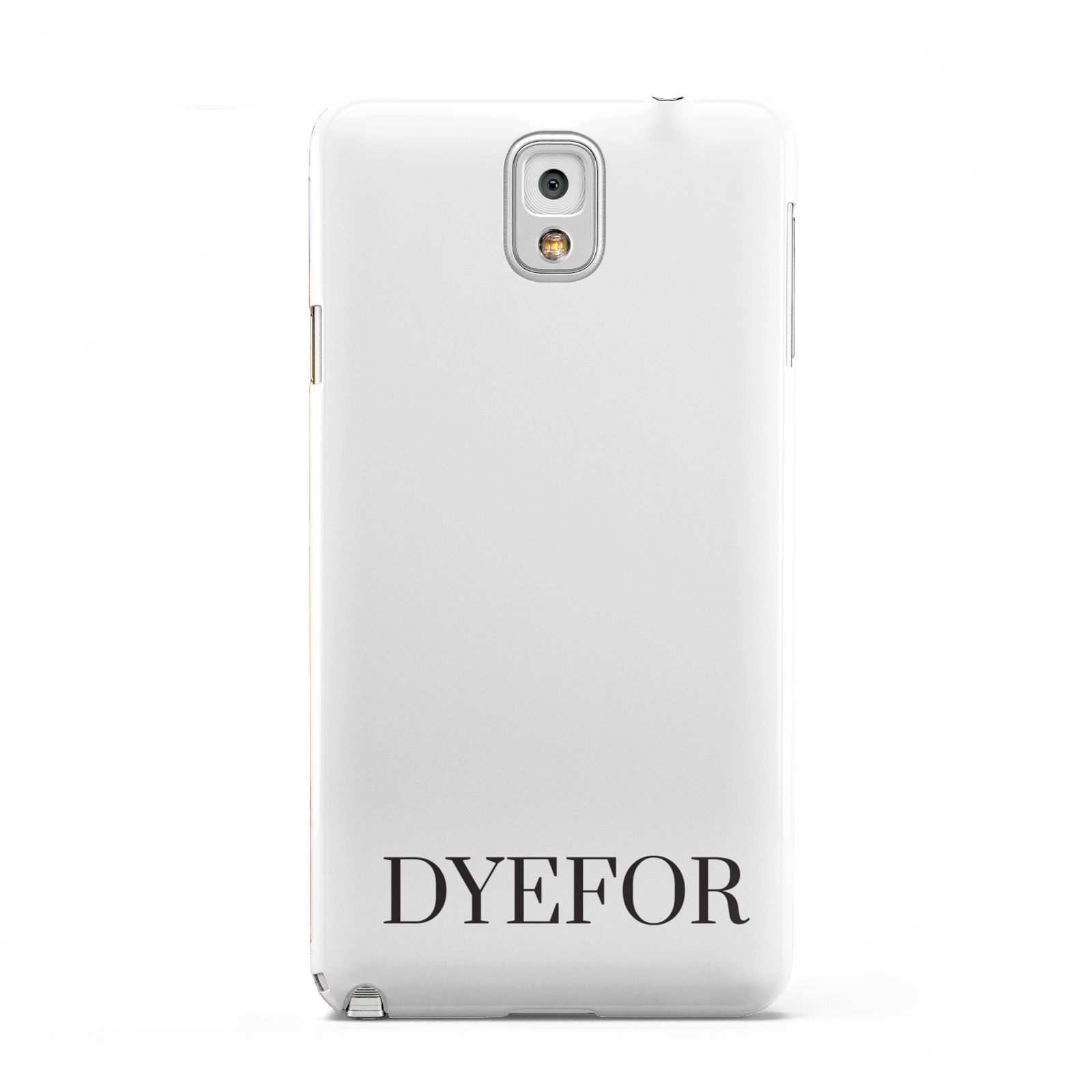 Name Personalised White Samsung Galaxy Note 3 Case