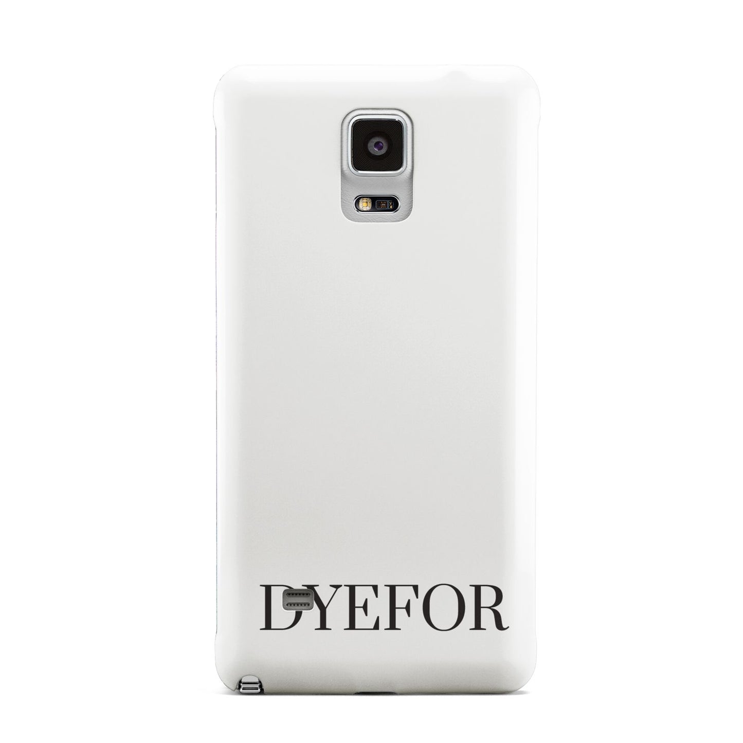 Name Personalised White Samsung Galaxy Note 4 Case