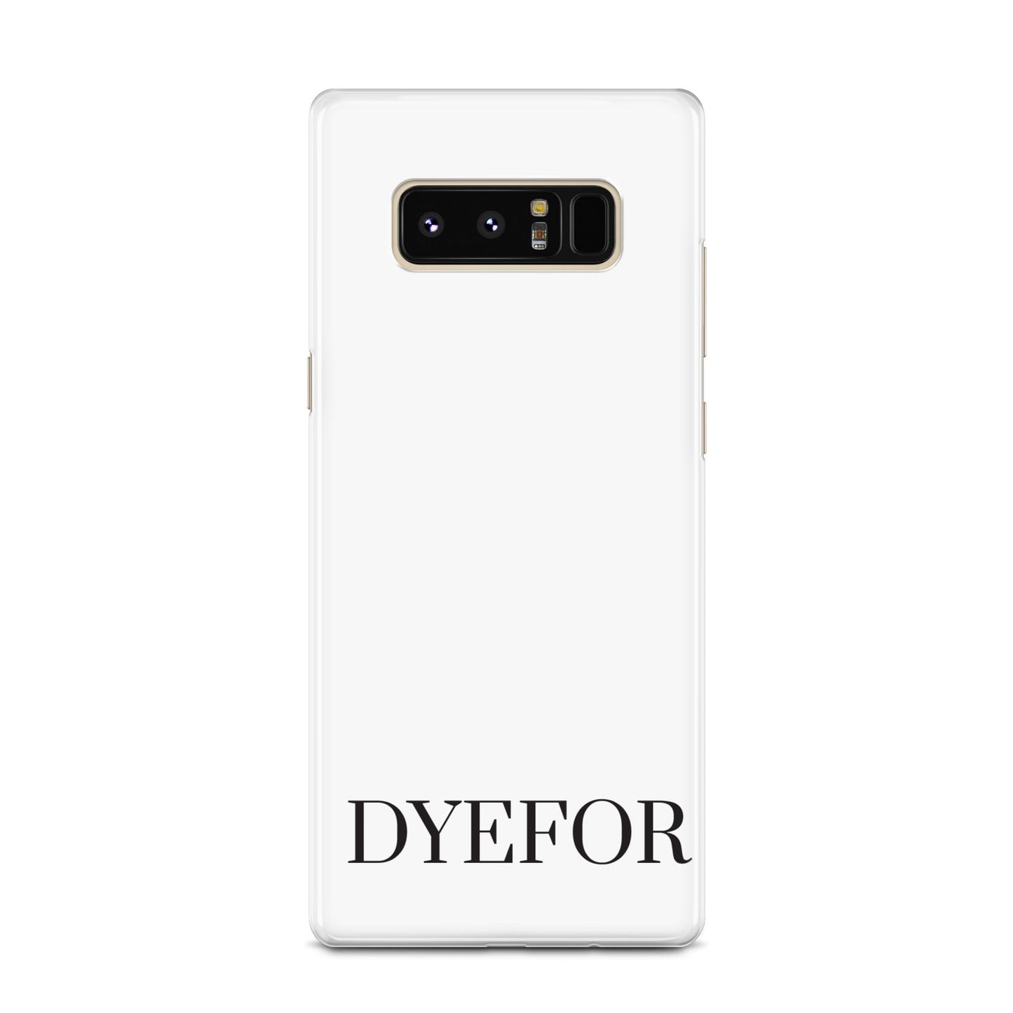 Name Personalised White Samsung Galaxy Note 8 Case