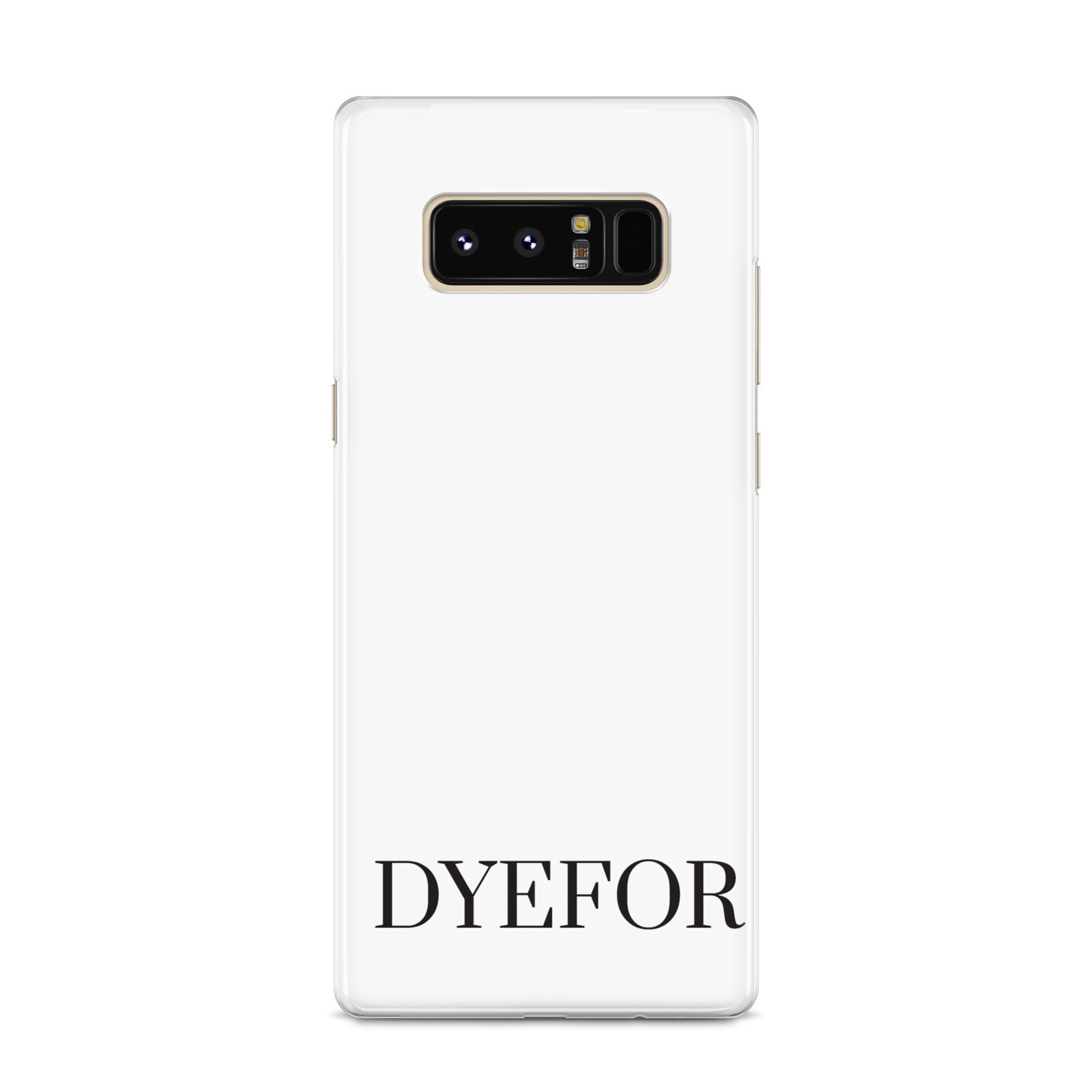 Name Personalised White Samsung Galaxy S8 Case