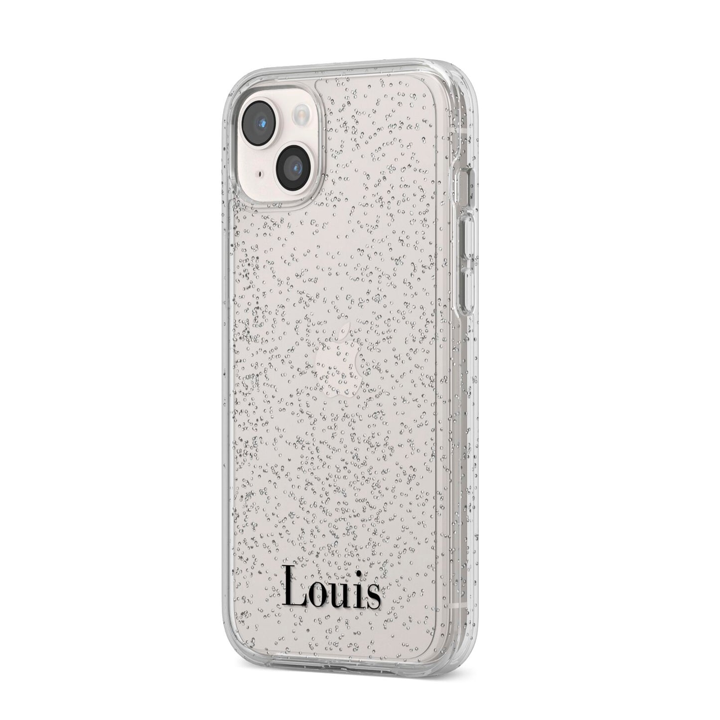 Name iPhone 14 Plus Glitter Tough Case Starlight Angled Image