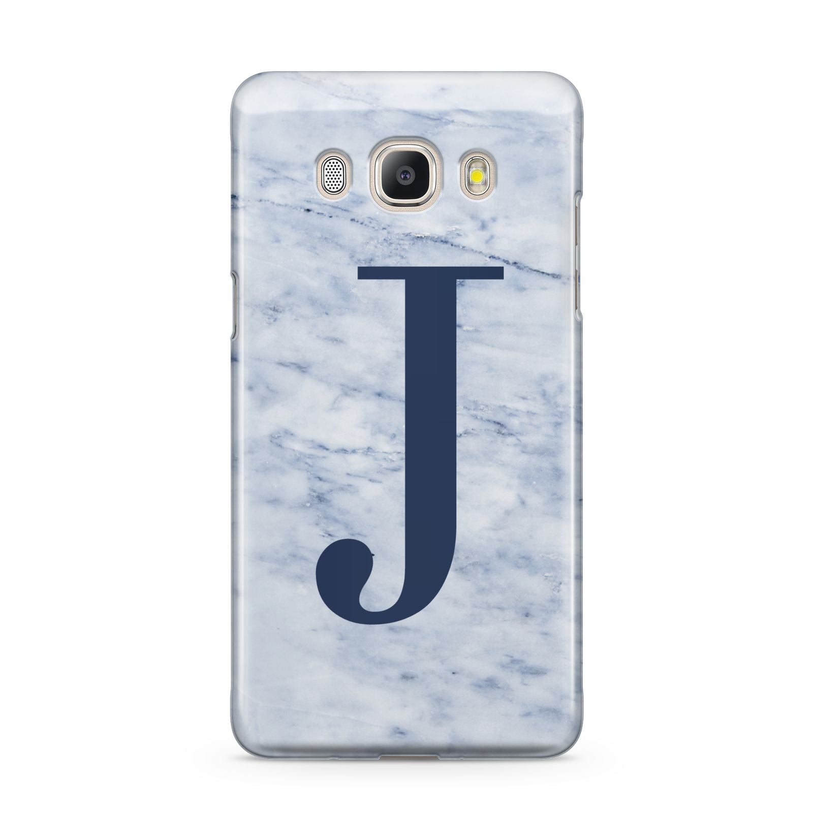 Navy Blue Single Initial Samsung Galaxy J5 2016 Case