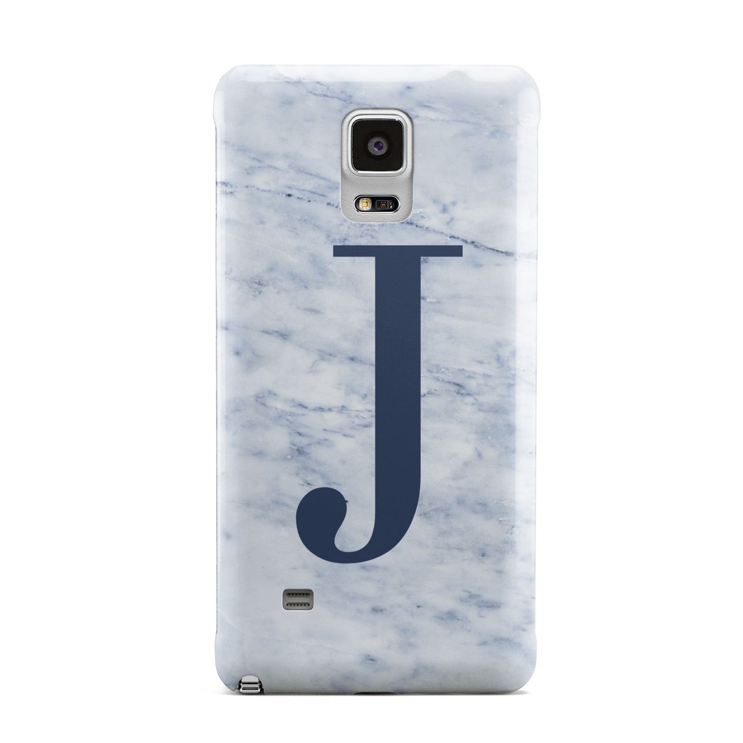 Navy Blue Single Initial Samsung Galaxy Note 4 Case