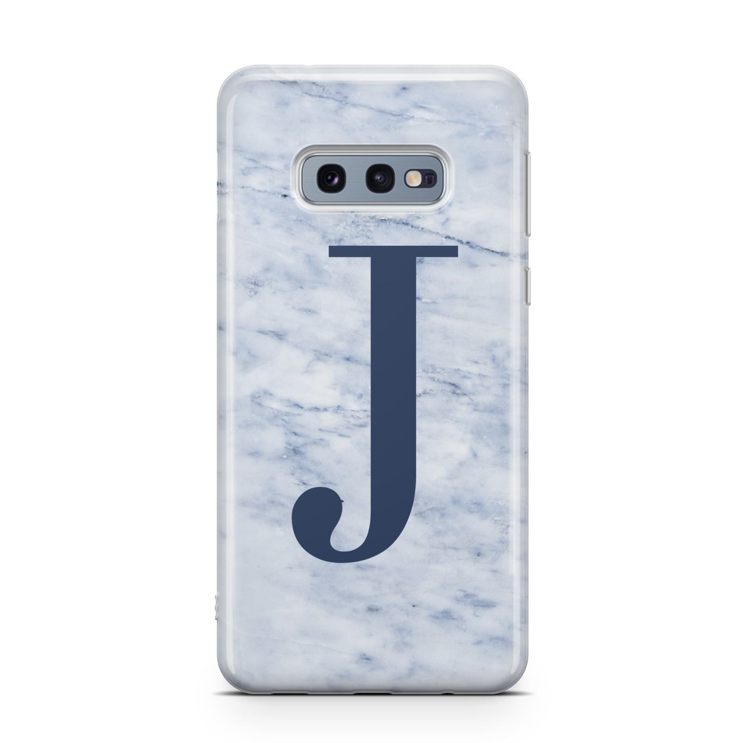 Navy Blue Single Initial Samsung Galaxy S10E Case