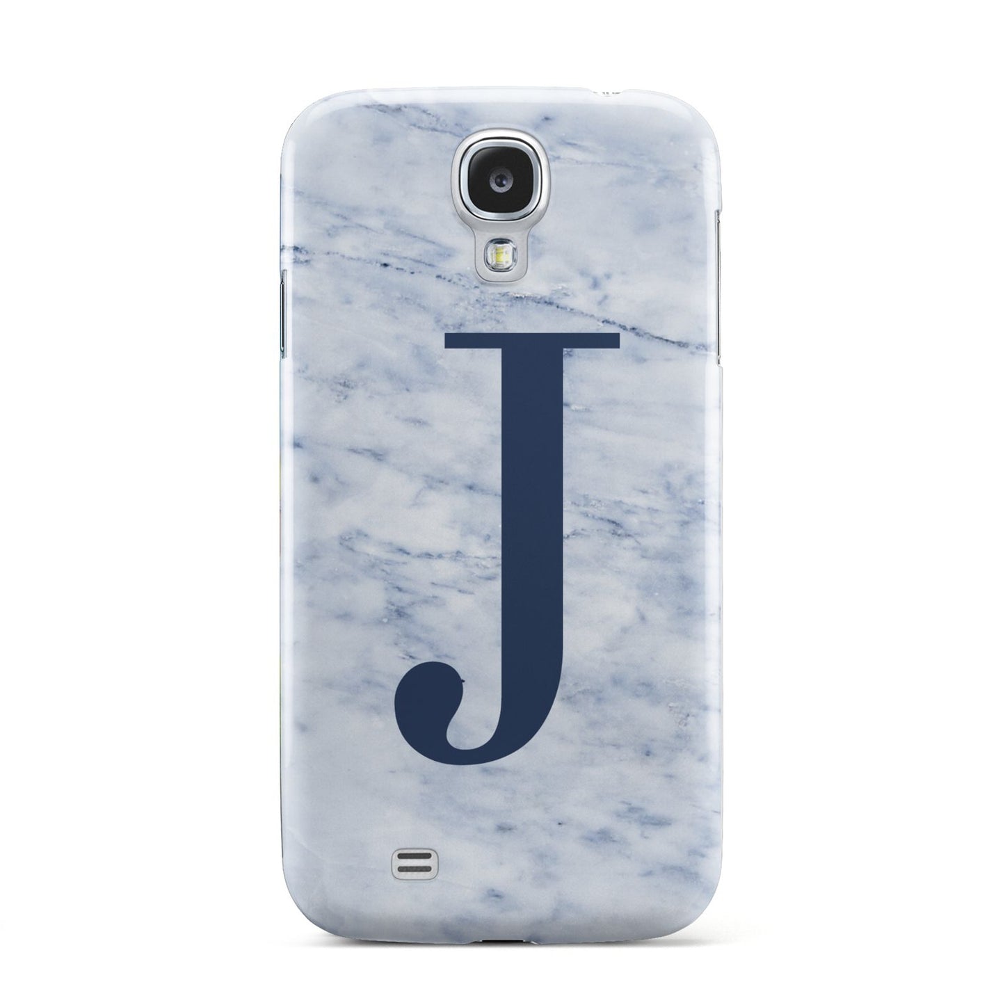 Navy Blue Single Initial Samsung Galaxy S4 Case