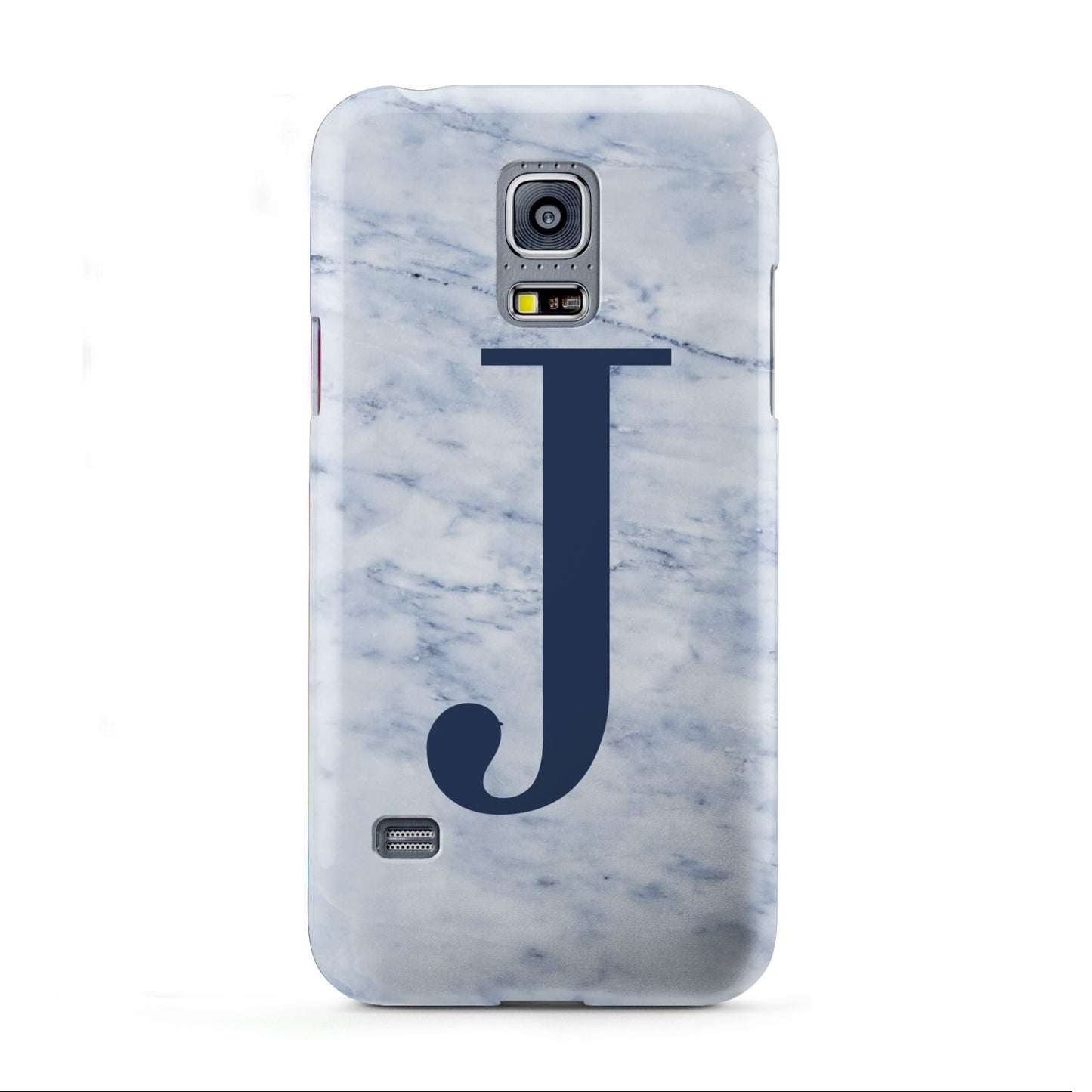 Navy Blue Single Initial Samsung Galaxy S5 Mini Case